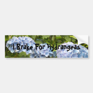 Ik rem voor Hortensia's Bumpersticker