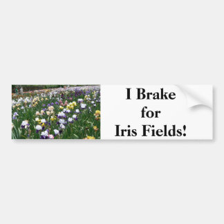 Ik rem voor Iris Fields! Bumpersticker