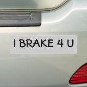 IK REM VOOR JOU BUMPERSTICKER (Op auto)