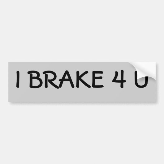 IK REM VOOR JOU BUMPERSTICKER (Voorkant)