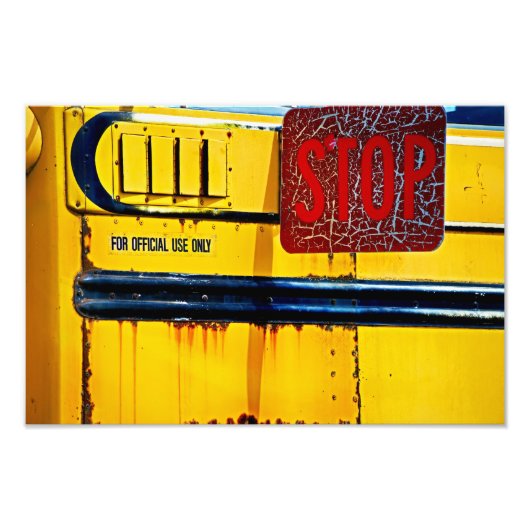 Ik rem voor kleur. foto afdruk (Voorkant)