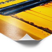 Ik rem voor kleur. foto afdruk (Hoek)