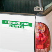 IK REM VOOR SCHILDPADDEN BUMPERSTICKER (Op Truck)