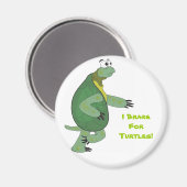 Ik rem voor schildpadden! Magneet (Voorkant / Achterkant)