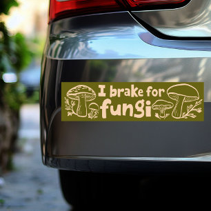 IK REM VOOR SCHIMMELS Schattigee Paddenstoelen Foe Bumpersticker