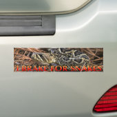 Ik Rem Voor Slangen Bumpersticker (Op auto)