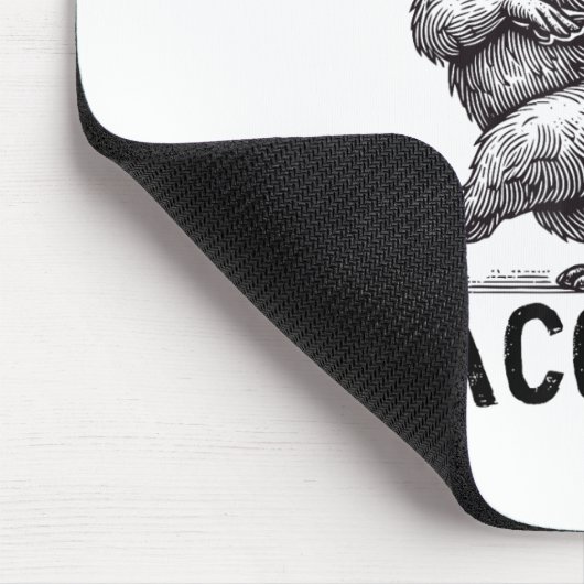 Ik rem voor wasberen _1 muismat (Hoek)