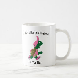 Ik ren als een dier, een schildpad koffiemok