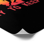 Ik ren als een meisje die hardlooplooper wil houde poster (Hoek)