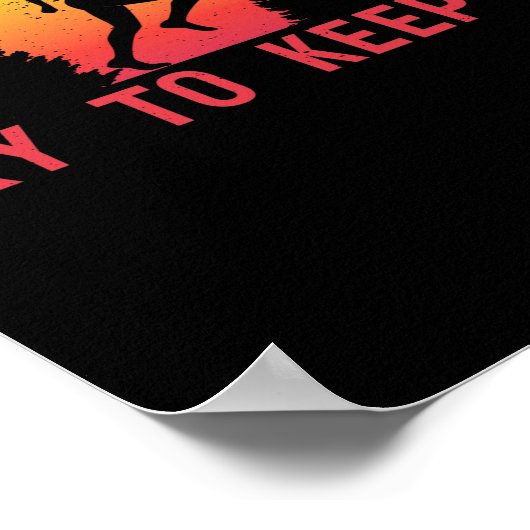 Ik ren als een meisje die hardlooplooper wil houde poster (Hoek)