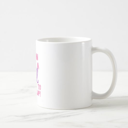 Ik ren als een meisje koffiemok (Rechts)