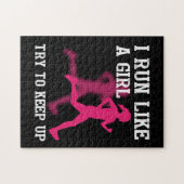 Ik ren als een meisje, probeer op te houden legpuzzel (Horizontaal)