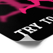 Ik ren als een meisje, probeer op te houden poster (Hoek)