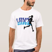 Ik ren als een meisje Shirt (Voorkant)