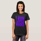 Ik ren als het gewikkelde leuke Shirt voor het baa (Voorkant volledig)