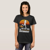 Ik Ren Beter Dan De Overheid Grappige Hardloper T-shirt (Voorkant volledig)