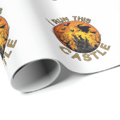 Ik ren deze Halloween Spokenkasteel (2)_1 Cadeaupapier (Rol Hoek)