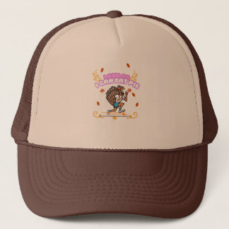 Ik ren dus ik kan taart eten kalkoen trotting lope trucker pet