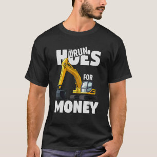 Ik ren Hoes voor geld... grappige bouwkunst.. T-shirt