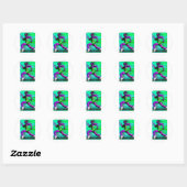 Ik ren liever! ronde sticker (Vel)
