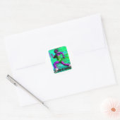 Ik ren liever! ronde sticker (Envelop)