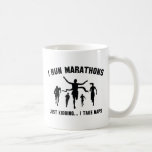 Ik ren Marathons Koffiemok<br><div class="desc">Ik ren marathons. Alleen maar...  Ik neem Naps.</div>