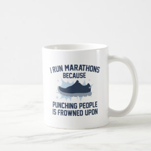 Ik ren Marathons Koffiemok