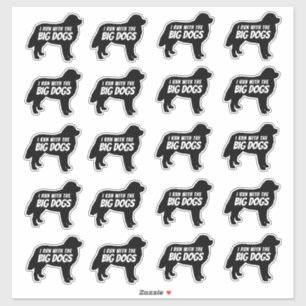 Ik ren met de Big Dogs Stickers