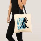 Ik ren met Nuns Tote Bag (Voorkant (product))