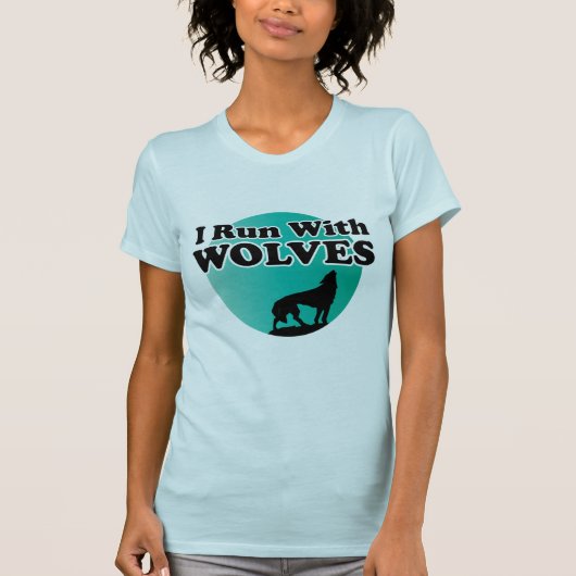 Ik ren met wolven t-shirt (Voorkant)
