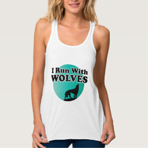 Ik ren met wolven tanktop