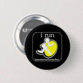 Ik ren omdat endometriose belangrijk is ronde button 5,7 cm (Voorkant /achterkant)