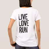 Ik ren omdat ik kan - Womens Light T-shirt (Achterkant)