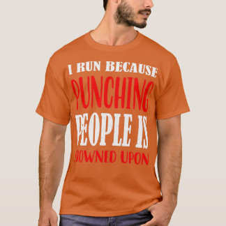 Ik ren omdat mensen worden gestraft t-shirt