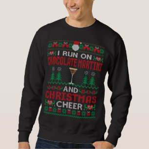 Ik ren op chocolade Martini en kerst Cheer Coc Trui