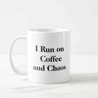 Ik ren op Coffee and Chaos Mok