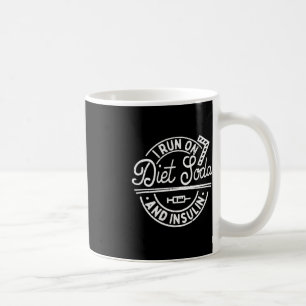 Ik ren op dieet frisdrank en insuline plezier diab koffiemok