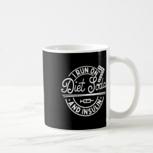 Ik ren op dieet frisdrank en insuline plezier diab koffiemok