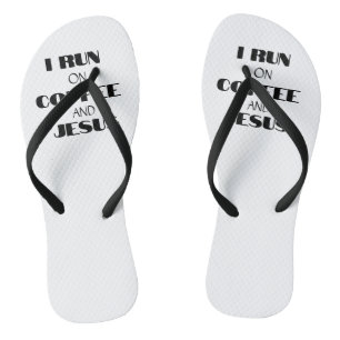 IK REN OP KOFFIE EN JEZUS TEENSLIPPERS