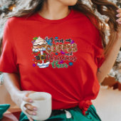 Ik ren op koffie en Kerst Cheer T-shirt