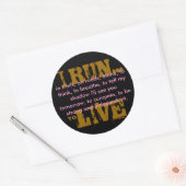 IK REN... RONDE STICKER (Envelop)