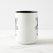 Ik ren voor Chocolademelk Hardlopen Mok (Midden)