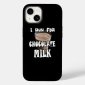 Ik ren voor Chocolate Melk. Case-Mate iPhone Case (Achterkant)