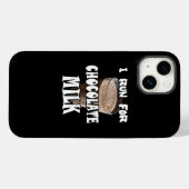 Ik ren voor Chocolate Melk. Case-Mate iPhone Case (Achterkant (horizontaal))