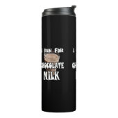 Ik ren voor Chocomel Hardlopen Thermosbeker (Gedraaid links)