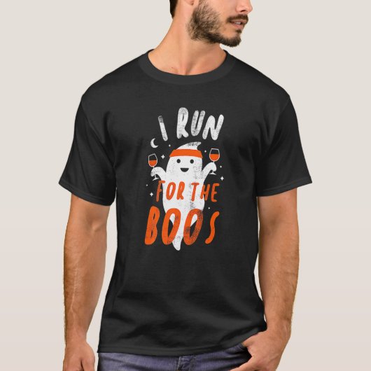 Ik ren voor de boegeroep t-shirt (Voorkant)