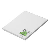 Ik ren voor de heuvel © Funny Runner Notitieblok (Linkerzijde)