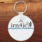 Ik ren voor Jezus (kruisjes) Sleutelhanger (Voorkant)
