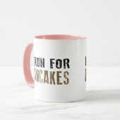 Ik ren voor pannenkoeken mok (Voorkant links)