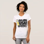 Ik ren voor zelfmoordpreventie t-shirt (Voorkant volledig)